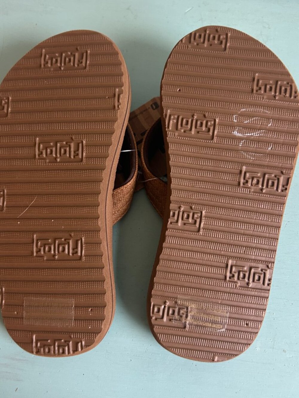 NWT FloJos Ryan Little Boys Sandal Flip Flop Size 12 Summer Beach Casual Preppy - Picture 7 of 10